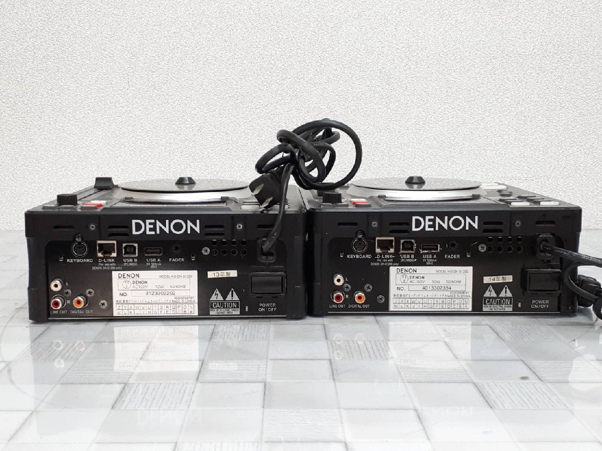 △4447　現状品　DJ機器　DJミキサー　CDJ　メディアプレーヤー&コントローラー　DENON 　DN-S1200　デノン　2点セット【通電OK】_画像5