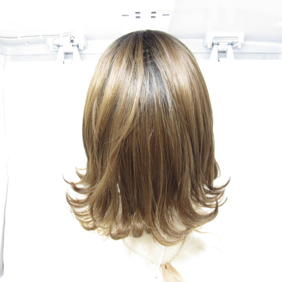 81-00072 [ outlet ] Linea s Tria full wig Short Bob Ame li Bob lady's M size Mill key mocha Brown pudding 