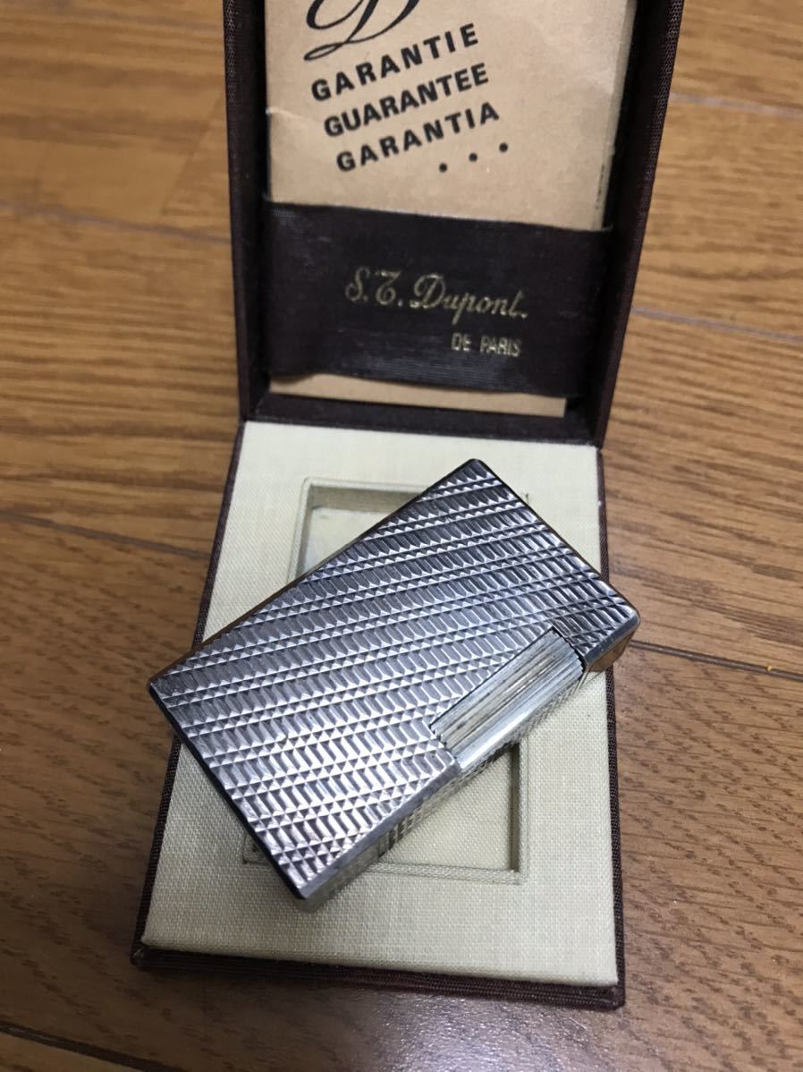 1円　S.T.Dupont デュポン ガスライター 着火OK 喫煙具　ジッポー　タバコ　コレクション_画像2