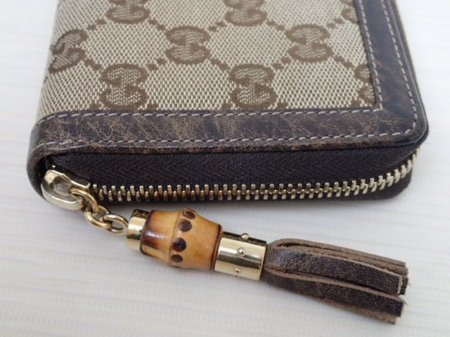 GUCCI/グッチ☆GG ジップアラウンドウォレット 長財布 ラウンド
