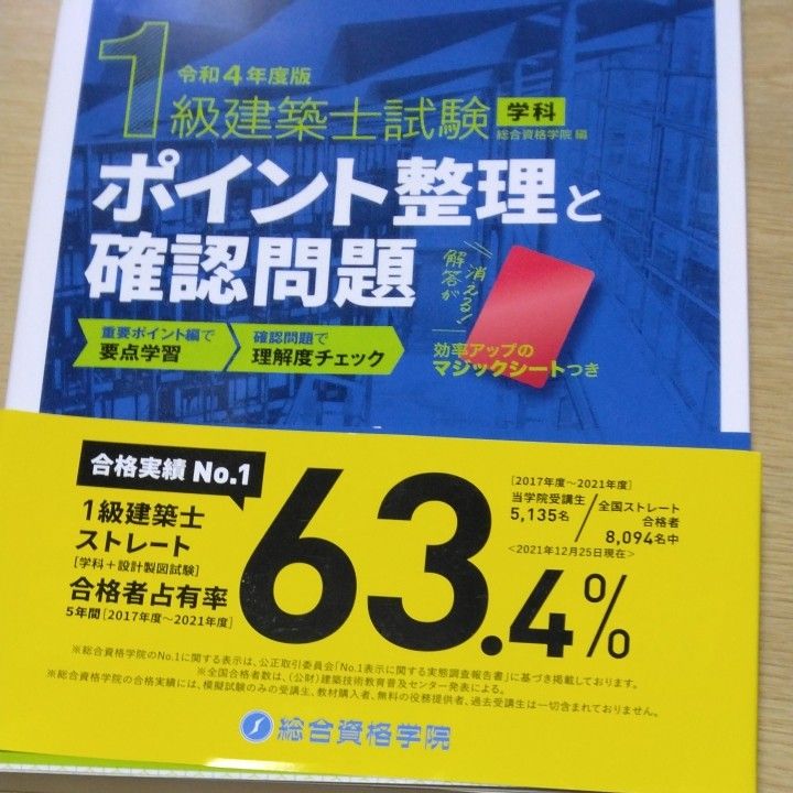 問題集 過去問題集総合資格 1級建築士試験問題ポイント整理2022｜Yahoo