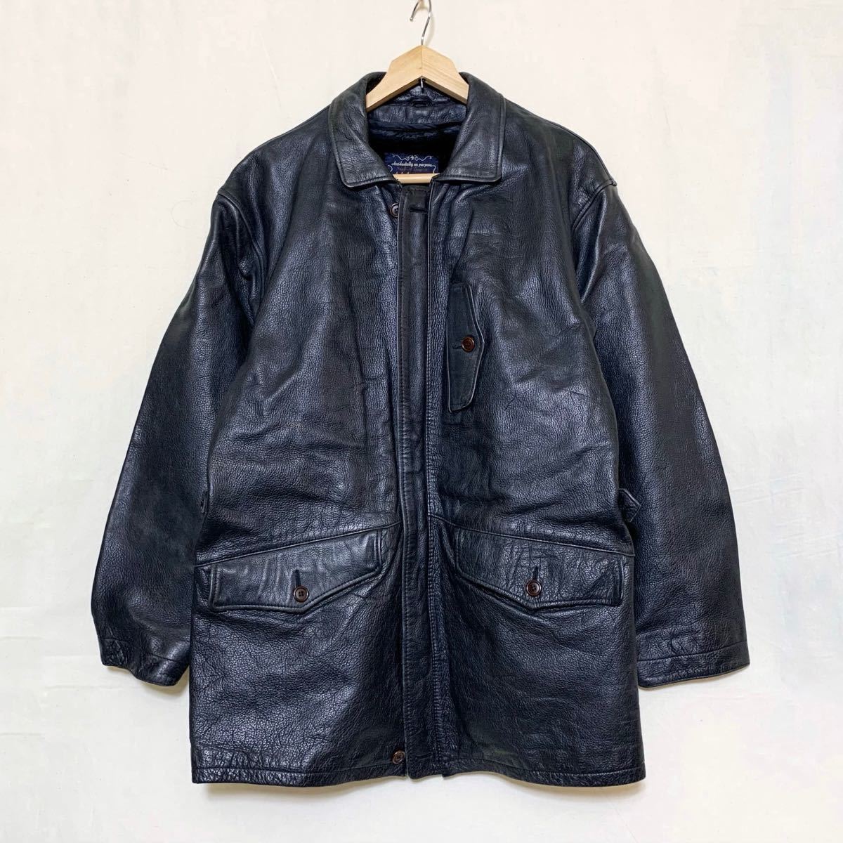 ParadiseMensWear(USA)ビンテージモーターサイクルレザーJKT-