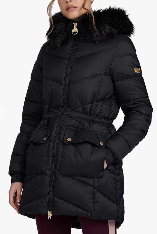 [送料無料]BARBOUR/バブアー/Women's TAMPERE QUILT JACKET/BLACK/14