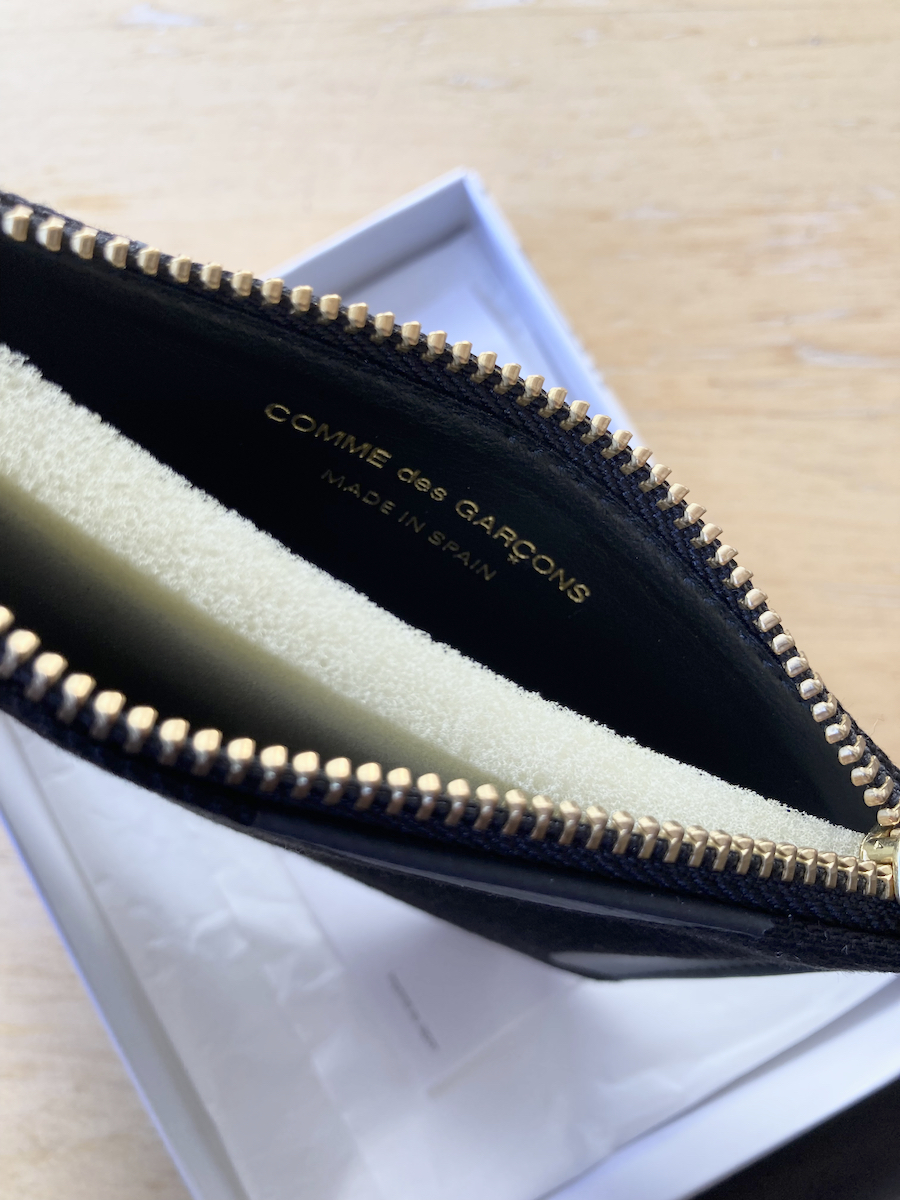 未使用 COMME DES GARCONS Wallet Rubber Dot ラバードットウォレット 黒 SA8100RD_画像3