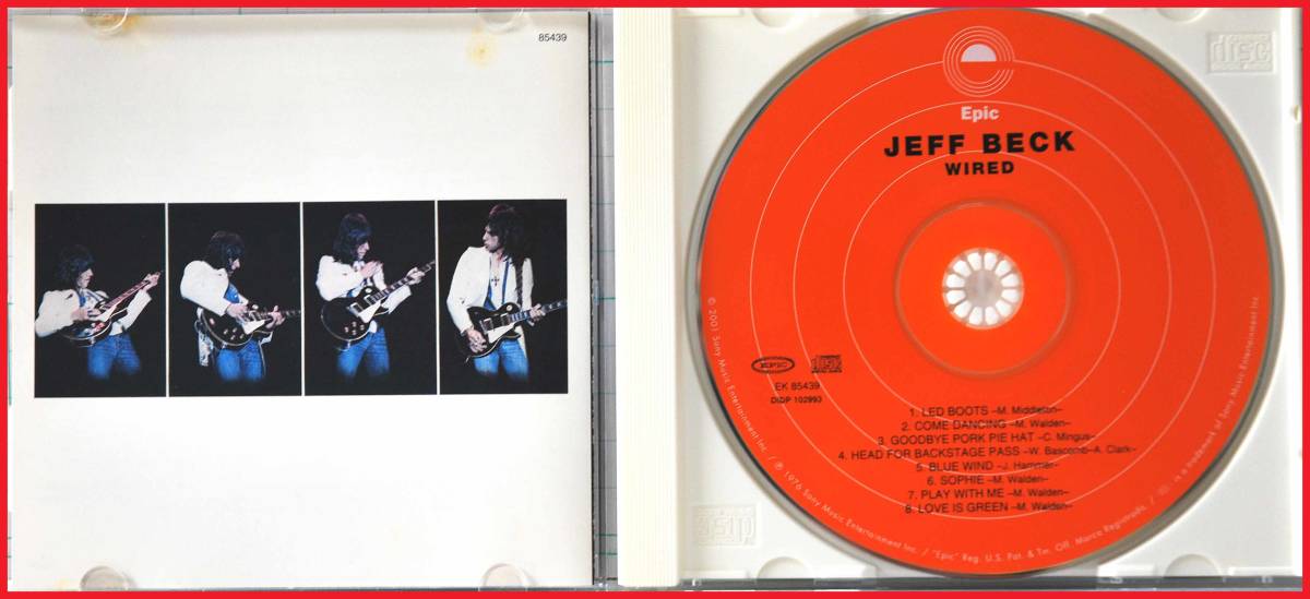 【中古CD】　JEFF BECK / WIRED ジェフ・ベック / ワイアード_画像2