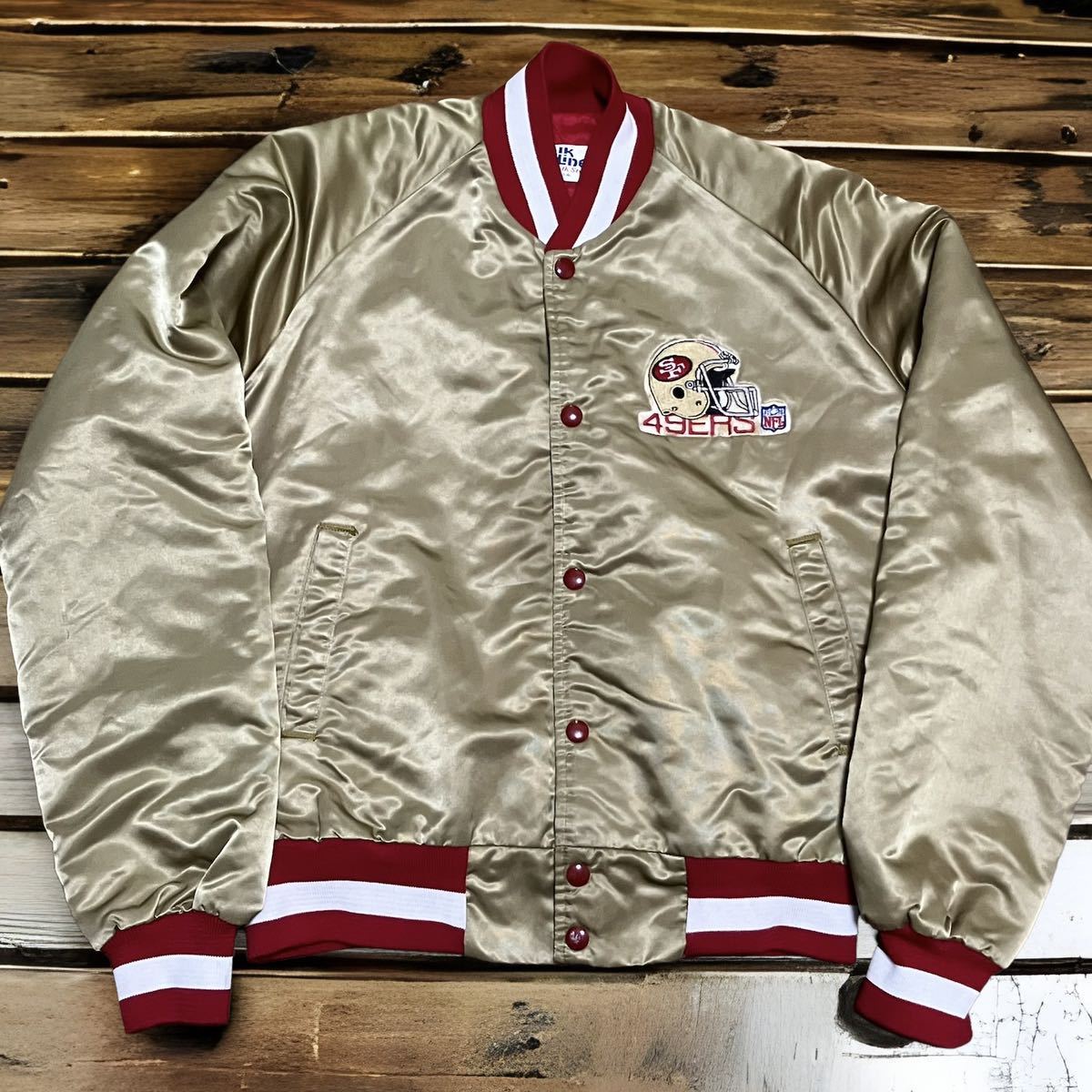 Yahoo!オークション - 80s Chalk Line 49ERS スタジャン NF