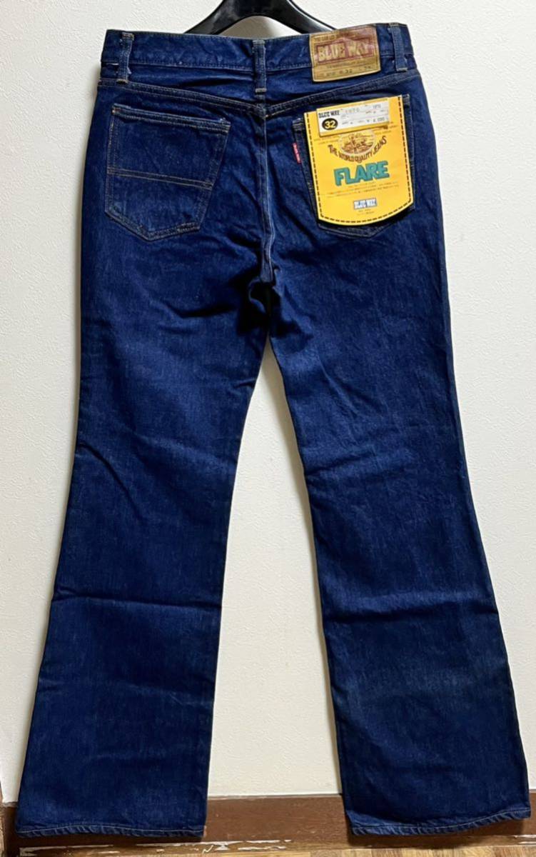 未使用 70s BLUE WAY デニムw32 フレア ベルボトム TALON コーンミルズ