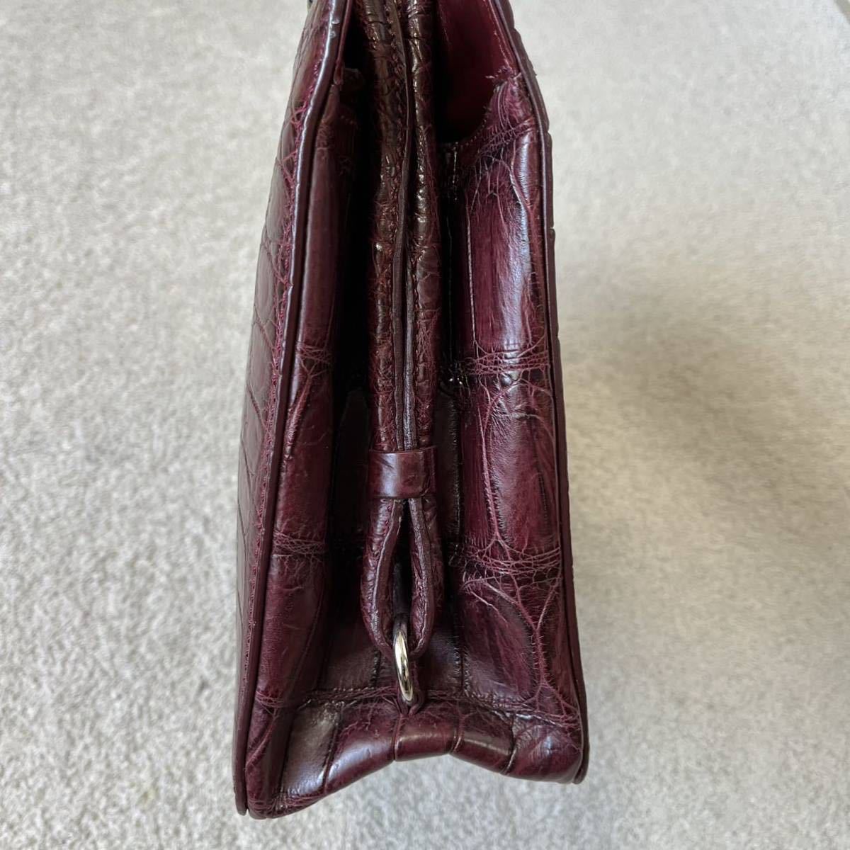 極美品】 MAURO GOVERNA マウロゴヴェルナ クロコダイル 極美品】 MAURO GOVERNA マウロゴヴェルナ クロコダイル
