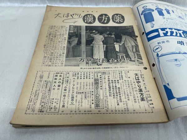 2886 / 昭和31/10　週刊東京　表紙/杉田弘子　大はやり漢方薬　東京新聞社 1956年 昭和レトロ レア品 希少_画像4