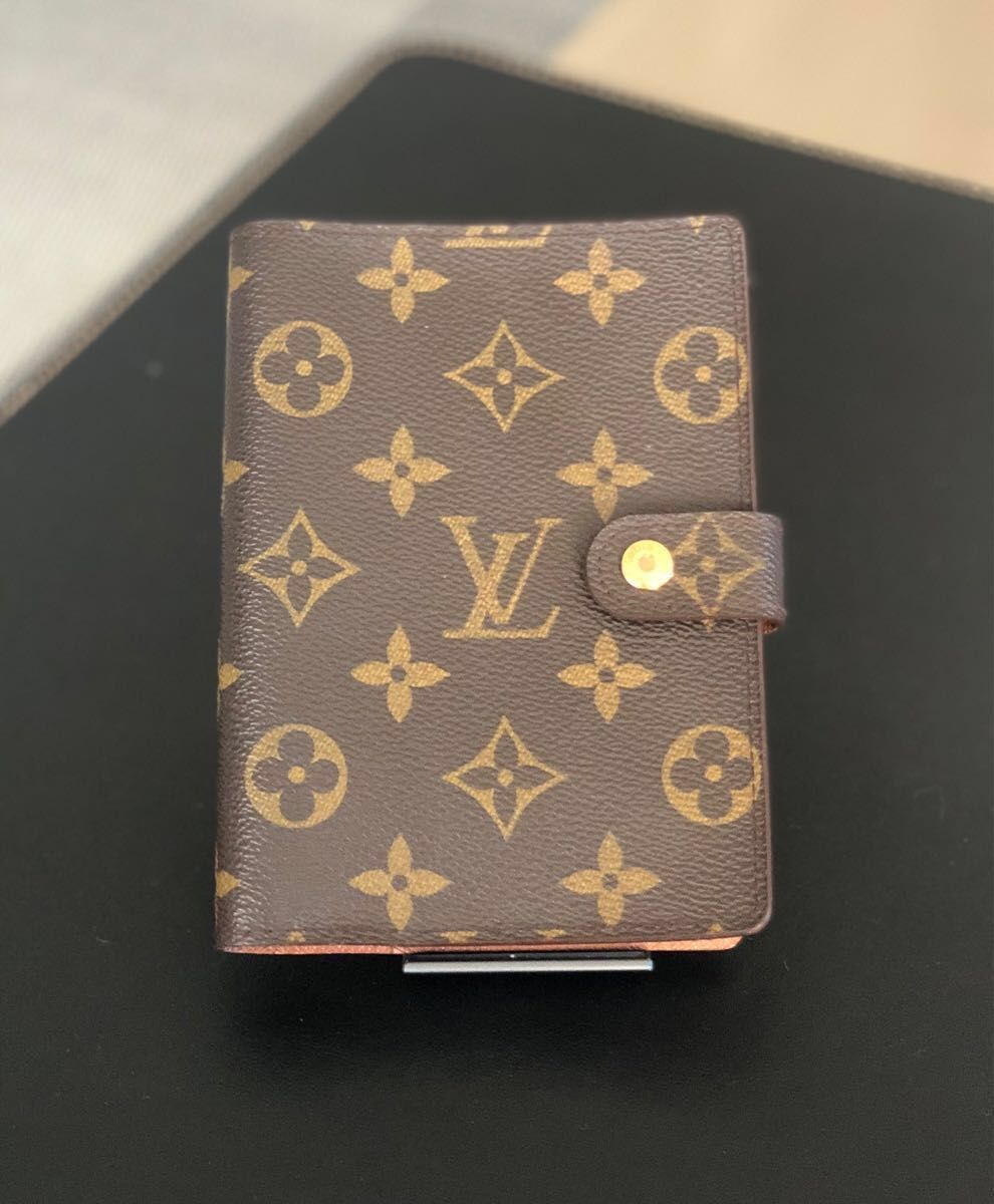 LOUIS VUITTON ルイヴィトン モノグラム システム手帳 手帳カバー 手帳