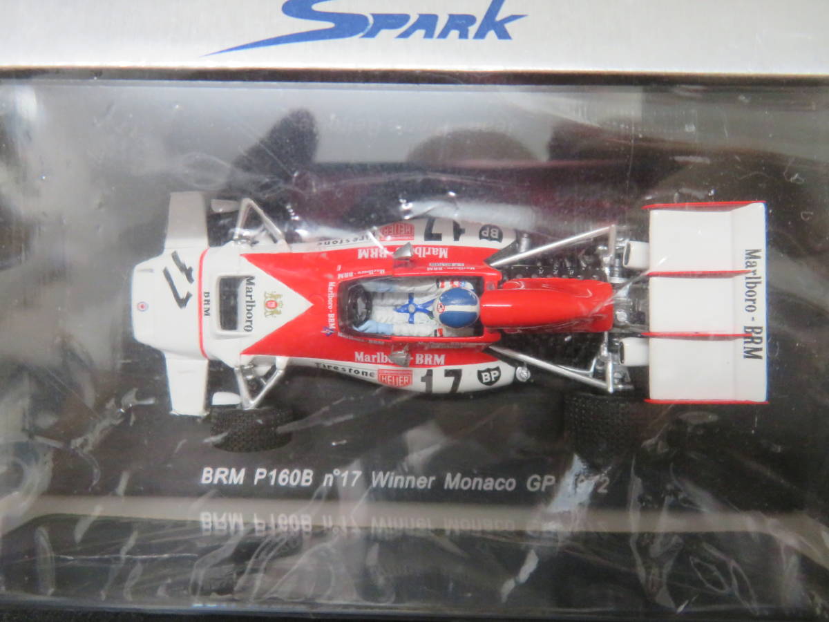 1/43 BRM P160B モナコGP 1972 ウイナー ＃17 J.P.ベルトワーズ、 マルボロデカール 貼り付け済みの画像4