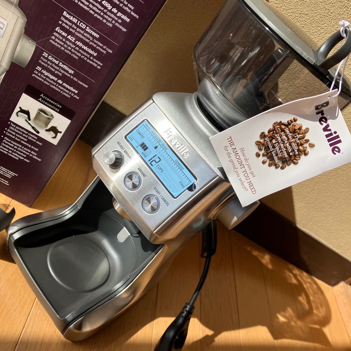 未使用品 Breville ブレビル スマートグラインダー コーヒーミル