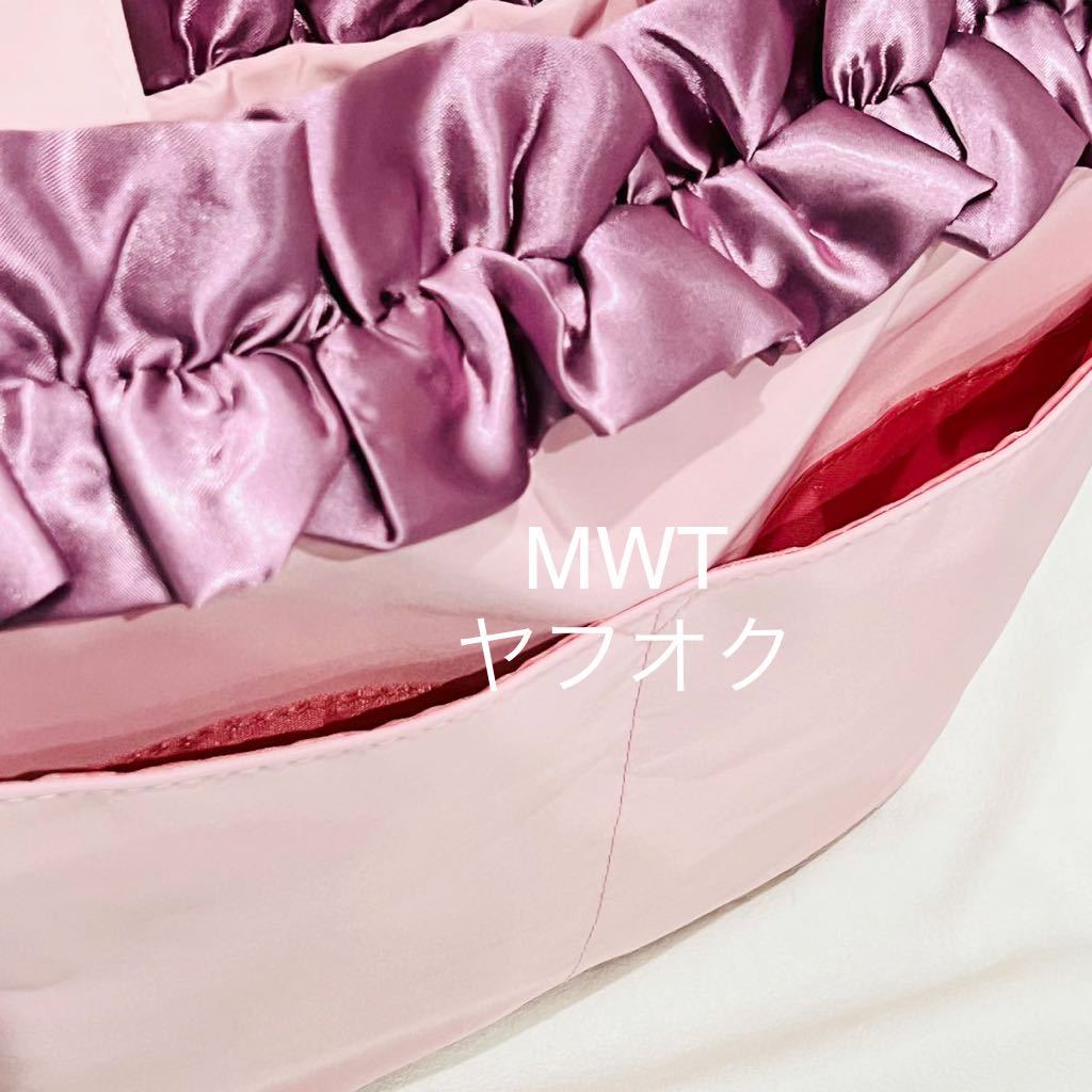 33209361 フリルトート　マイメロ　サンリオ　レディース　メンズ　キッズ　ファッション　バッグ　ポーチ　財布　新品　ピンク　MWT