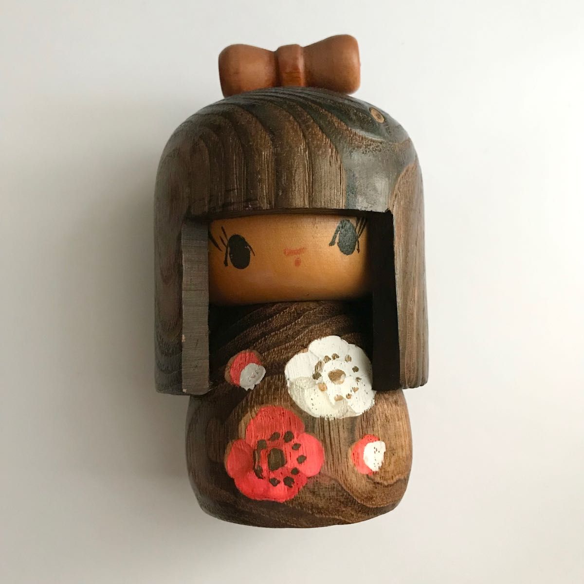 昭和レトロ　創作こけし　童女　工芸品　木　人形　古道具　三平こけし　山中三平