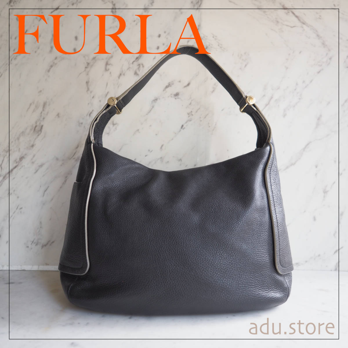 フルラ FURLA ワンショルダーバッグ ハンドバッグ トート ブラック 黒