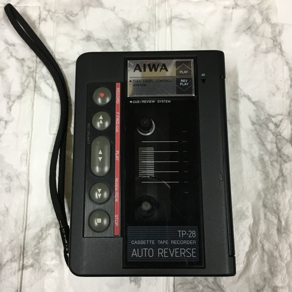 最安値で AIWA TP-28 カセットテープレコーダー ポータブル 再録タイプ