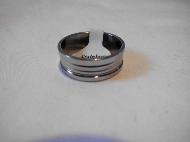  new goods! free shipping! men's ring ( man * ring ) silver side in W line No.2 16 number *