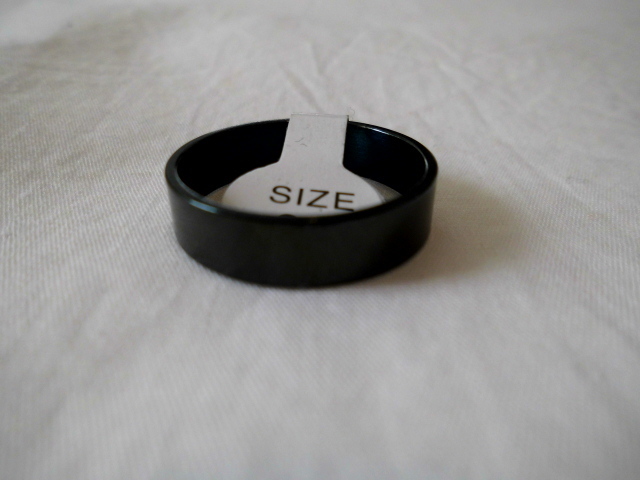  new goods! free shipping! men's ring ( man * ring ) black simple design No.2 22 number *