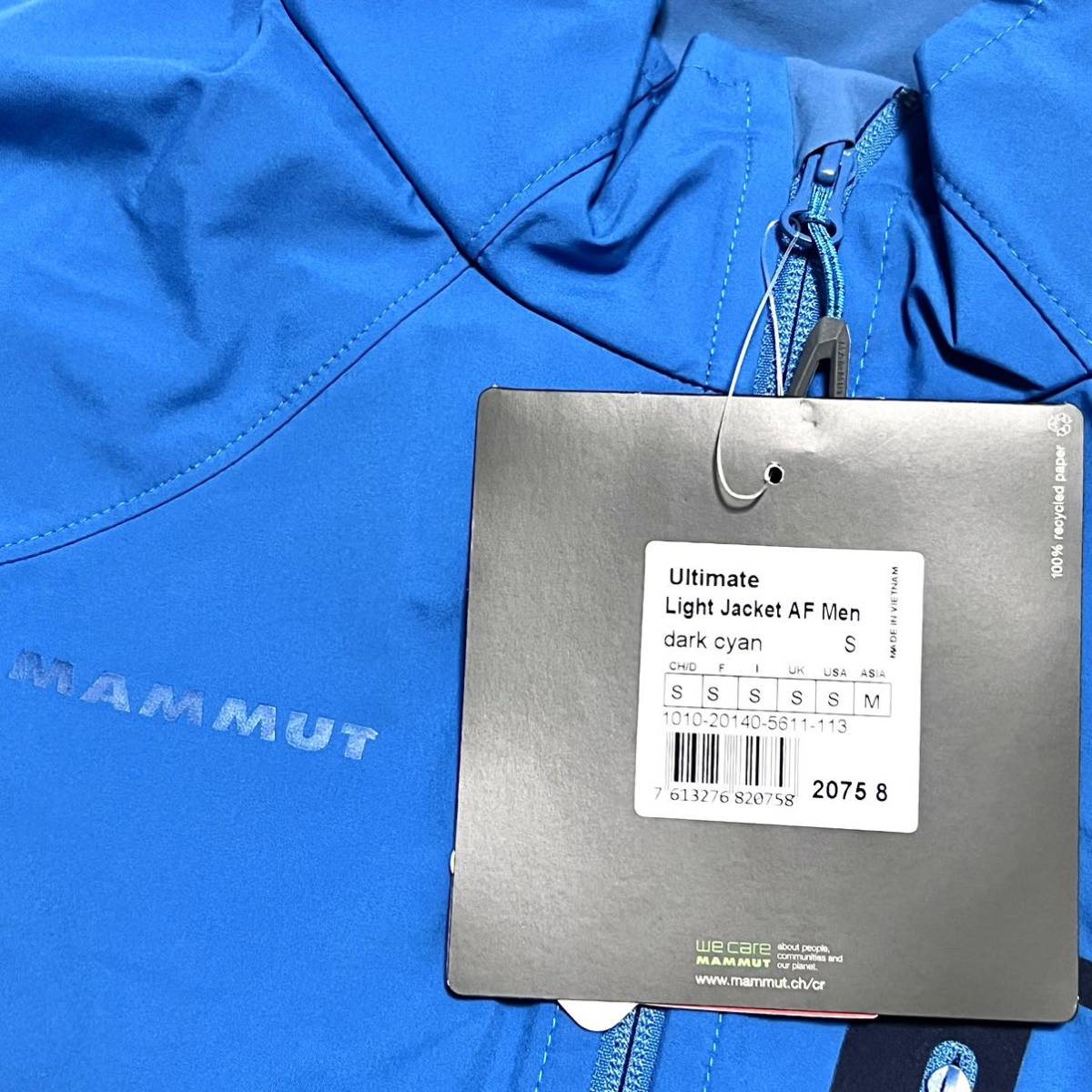 M 新品 マムート アルティメイト ライト ジャケット MAMMUT M 新品 マムート アルティメイト ライト ジャケット MAMMUT