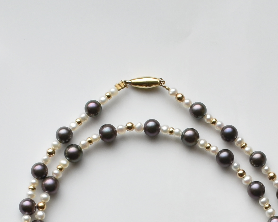 新品】 パールデザインロングネックレス 18金ボール | noonanwaste.com