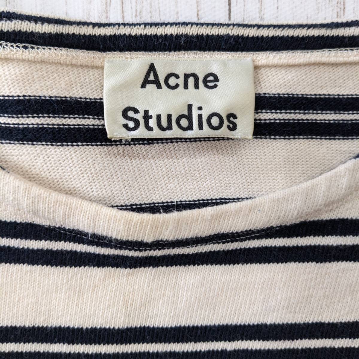 ACNE STUDIOS/ Acne s Today oz /LONG SLEEVE NIMES STRIPE TEE/ border long T