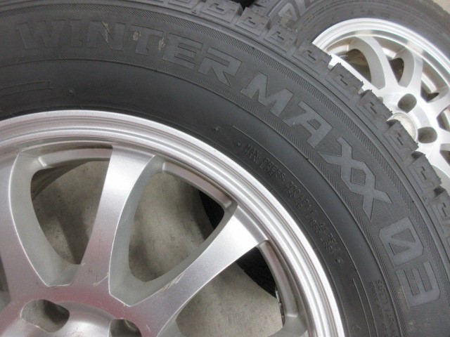 Stranger アルミ 16インチ 16X6.5J +38 5H PCD114.3・2021年製 215/65R16 WINTER MAXX 03 スタッドレス付 4本 NT31エクストレイル_画像4