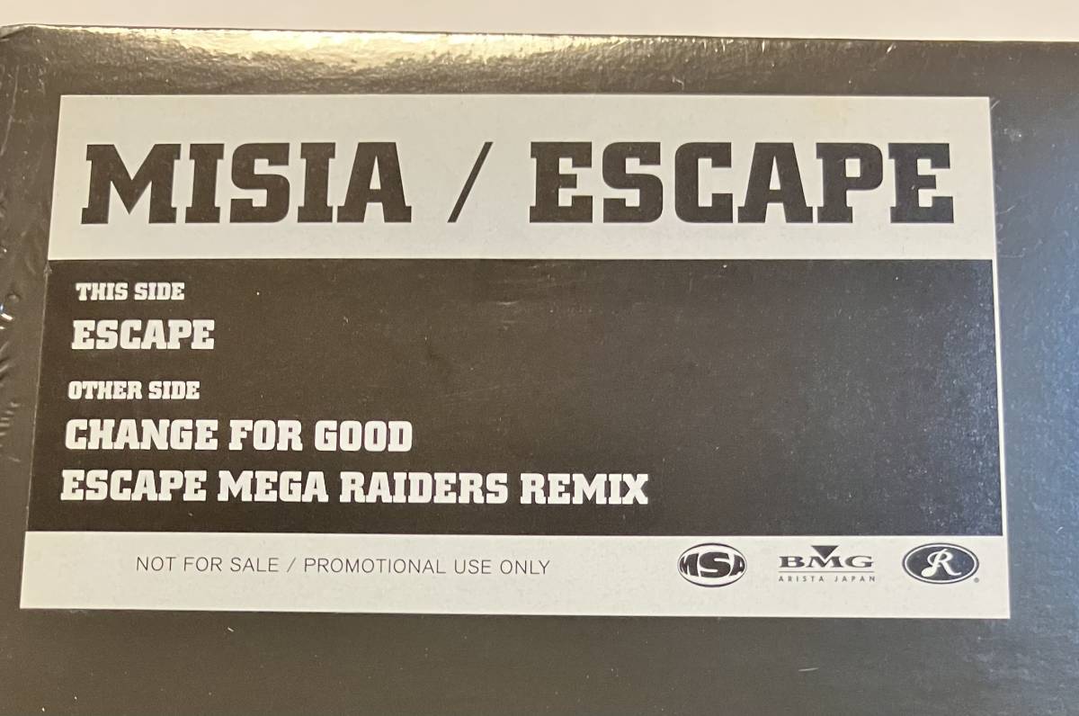 MISIA ミーシャ Escape シュリンク包装 未開封品 LPレコード_画像2