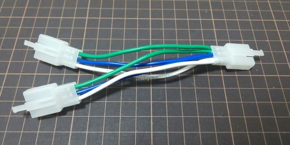 陰山織物謹製 NS1 12V 電源取り出し + 直流化 ハーネス - 電装系