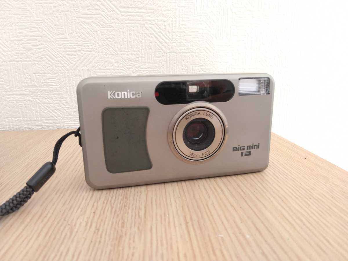 美品】Konica Big mini F コニカ ビッグミニ 完動品 レトロ 宅込 22338