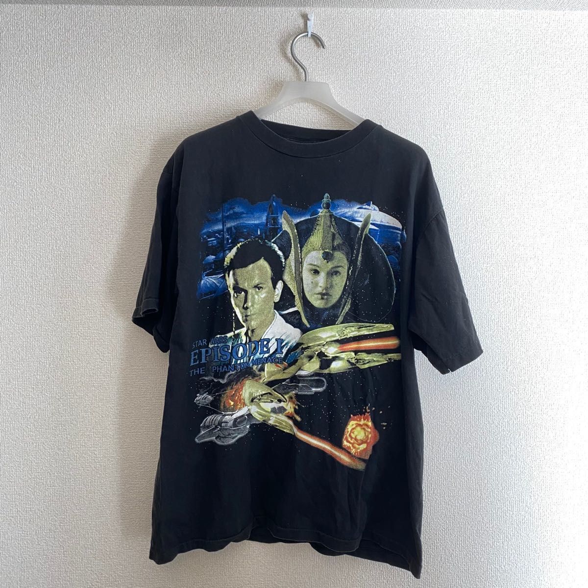 スター・ウォーズ エピソード1 ファントム・メナス Tシャツ シングル・ステッチ  ビンテージ Tシャツ 古着 公開当時品