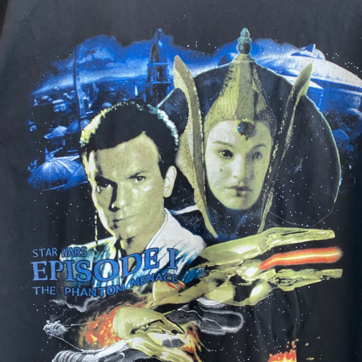 スター・ウォーズ エピソード1 ファントム・メナス Tシャツ シングル・ステッチ  ビンテージ Tシャツ 古着 公開当時品