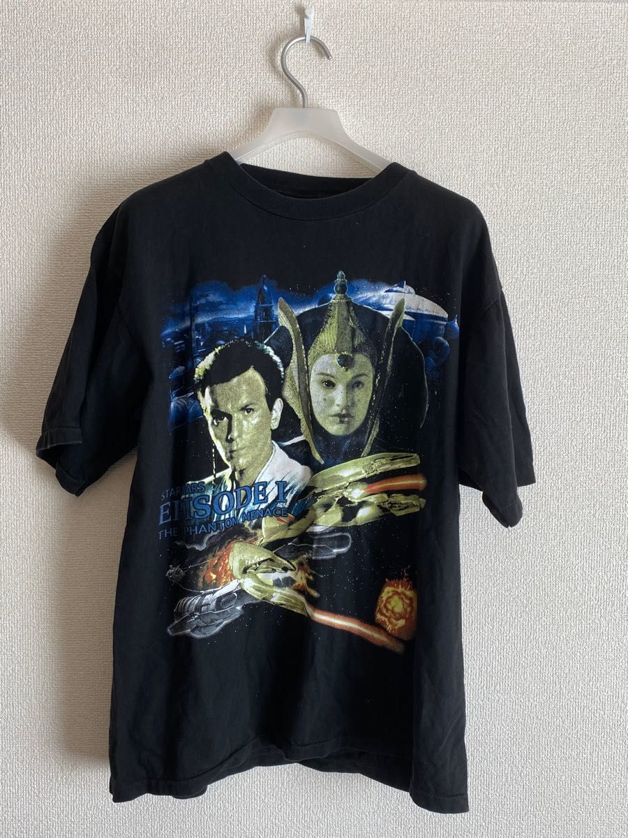 スター・ウォーズ エピソード1 ファントム・メナス Tシャツ シングル・ステッチ  ビンテージ Tシャツ 古着 公開当時品