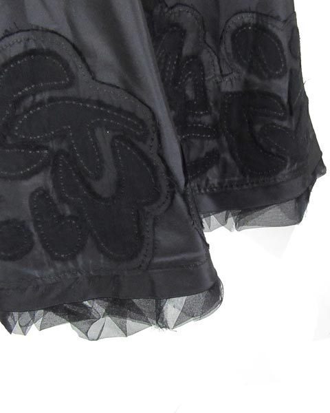 フォクシー FOXEY 黒 シルクスカート 40 ファッション ブランド別 ボトムス