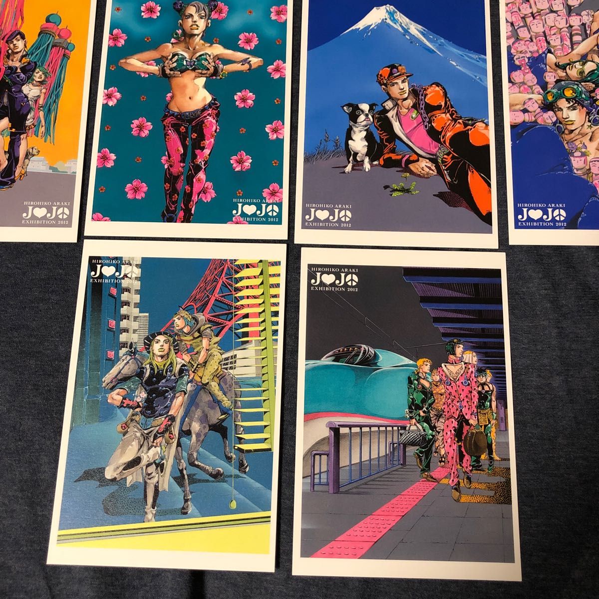 レア JOJO展 荒木飛呂彦原画展 ポストカード 10枚セット レア JOJO展 荒木飛呂彦原画展 ポストカード 10枚セット