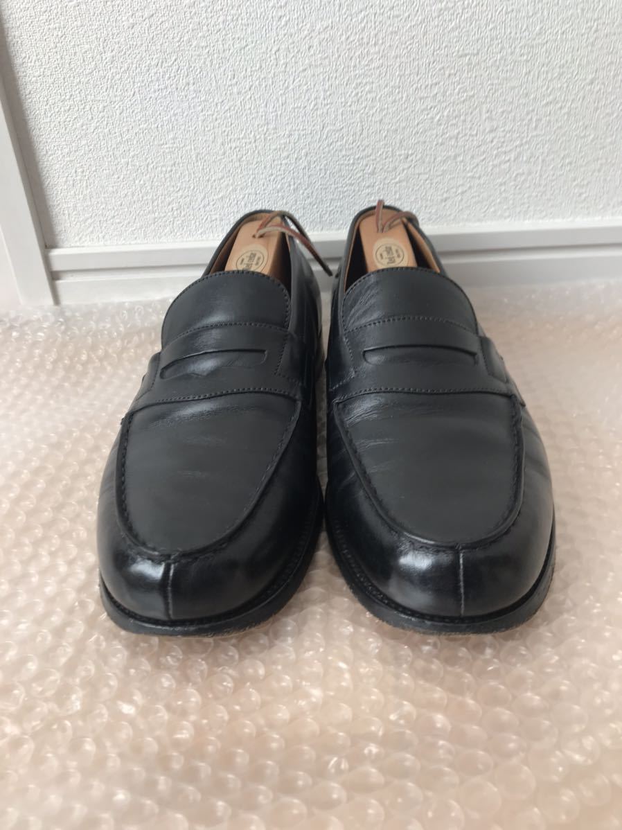未使用品 J.M.WESTON 180 6.5C ネイビー 靴 ドレス/ビジネス 靴 ドレス ...