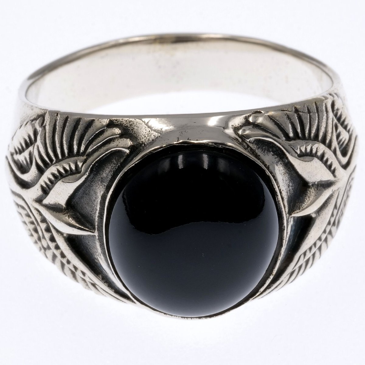 リング メンズ シルバー925 ブラックオニキス 指輪 ごつめ カレッジリング 大きいサイズ 太め イーグル 21号 指輪 |  vogliovivereviaggiando.it