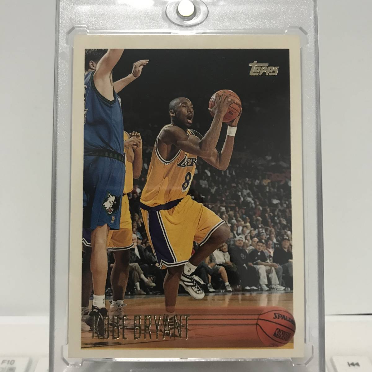 NBA KOBE BRYANT 1996-97 Topps No. 138 ROOKIE CARD BASKETBALL LOS ANGELES LAKERS コビー ブライアント レイカーズ ルーキーカード_画像7