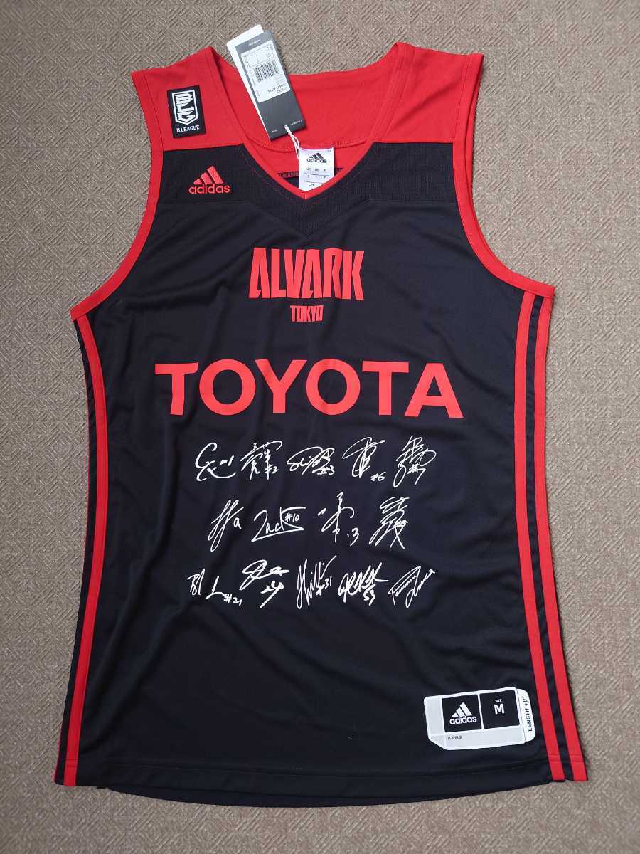 【タグ付き】アルバルク東京 ユニフォーム Mサイズ B.LEAGUEチャンピォンシップ優勝記念 Bリーグ 2017-18 adidas アディダス バスケ 籠球