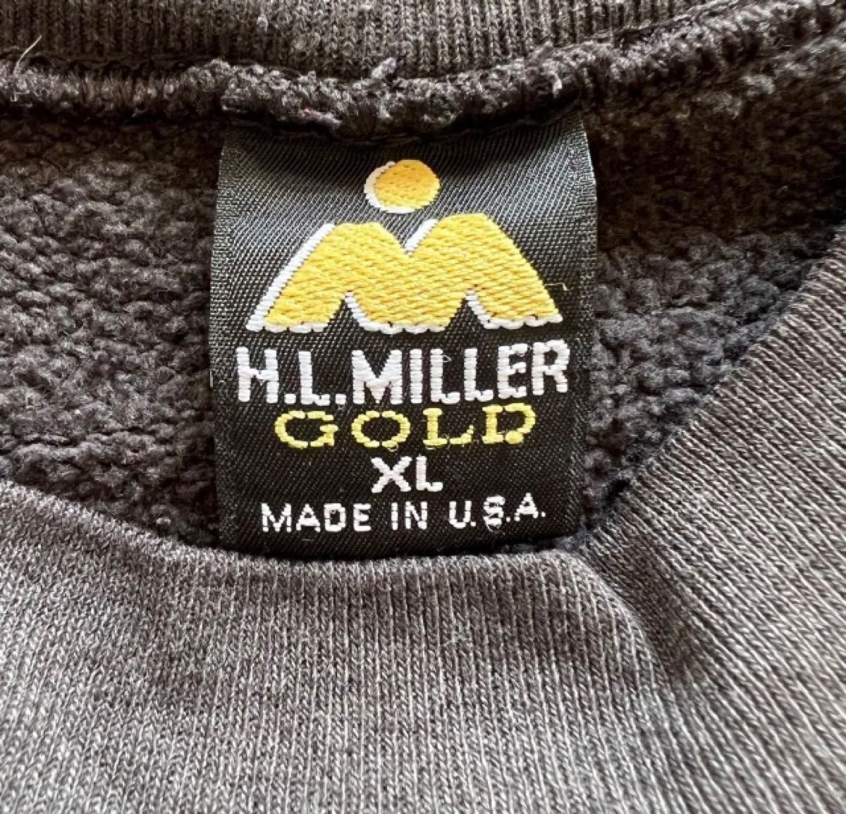 H.L. MILLER アメリカ製　激レア　ヴィンテージ　トレーナー　スウェット