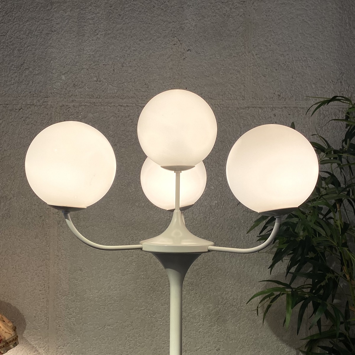 [ store receipt limitation ]Temde Leuchten E*R*Nele design Space Age Globe Floor Lamp 4 light 