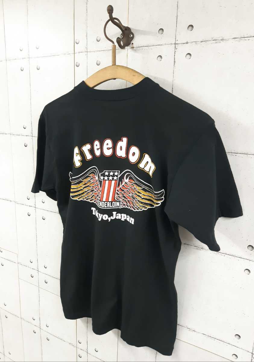 SALE！売り切り！TENDERLOIN GOD CREATED Tシャツ　テンダーロイン　両面プリント　FREEDOM _画像3