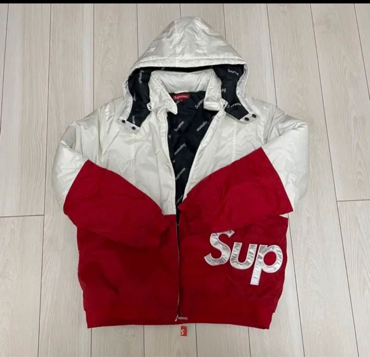 supreme sideline side logo parka-