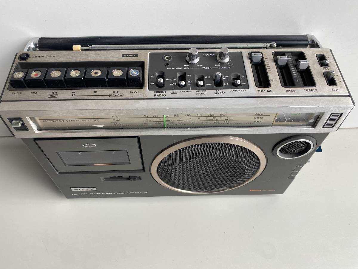 ⑦y294◇SONY ソニー◇ラジカセ CF-1980Ⅱ ラジオ FM AM カセット