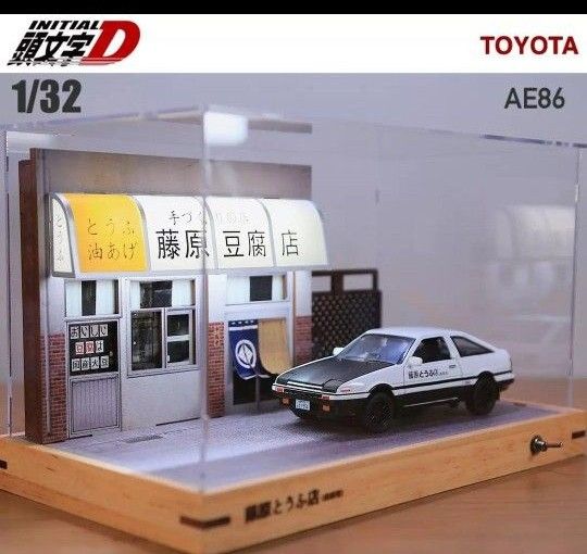 頭文字D AE86用 LED付ジオラマ トミカサイズ kresnainvestments.com