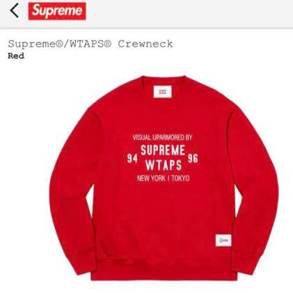 ヤフオク! - Supreme × WTAPS Crewneck Lサイズ...