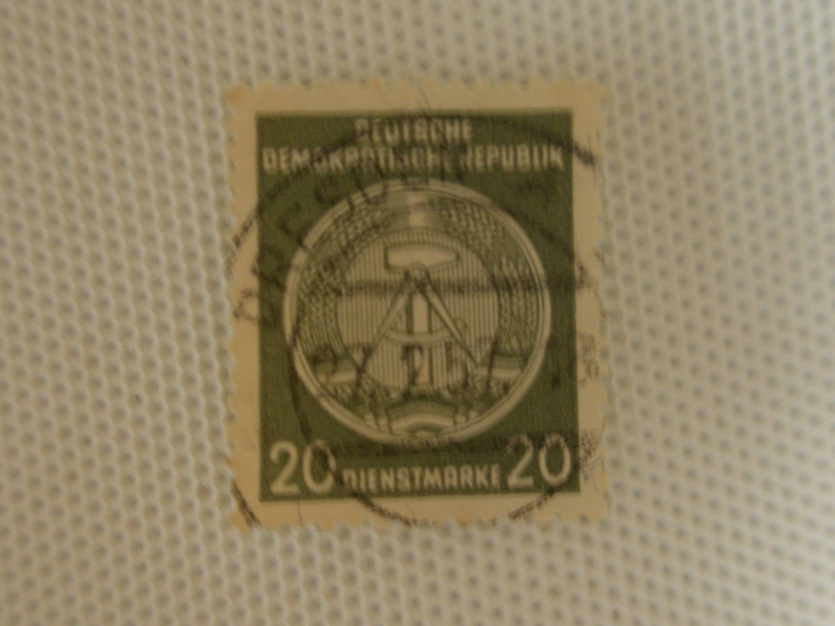 外国切手 使用済 単片 ドイツ切手 ① 満月印_画像3