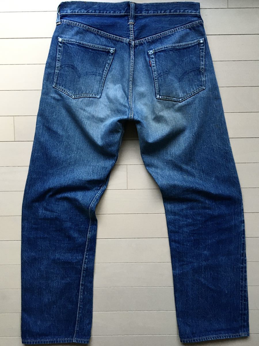 税込) 濃紺 501XX 33×31 革パッチ期 50年代 LEVIS 両面タブ サイド