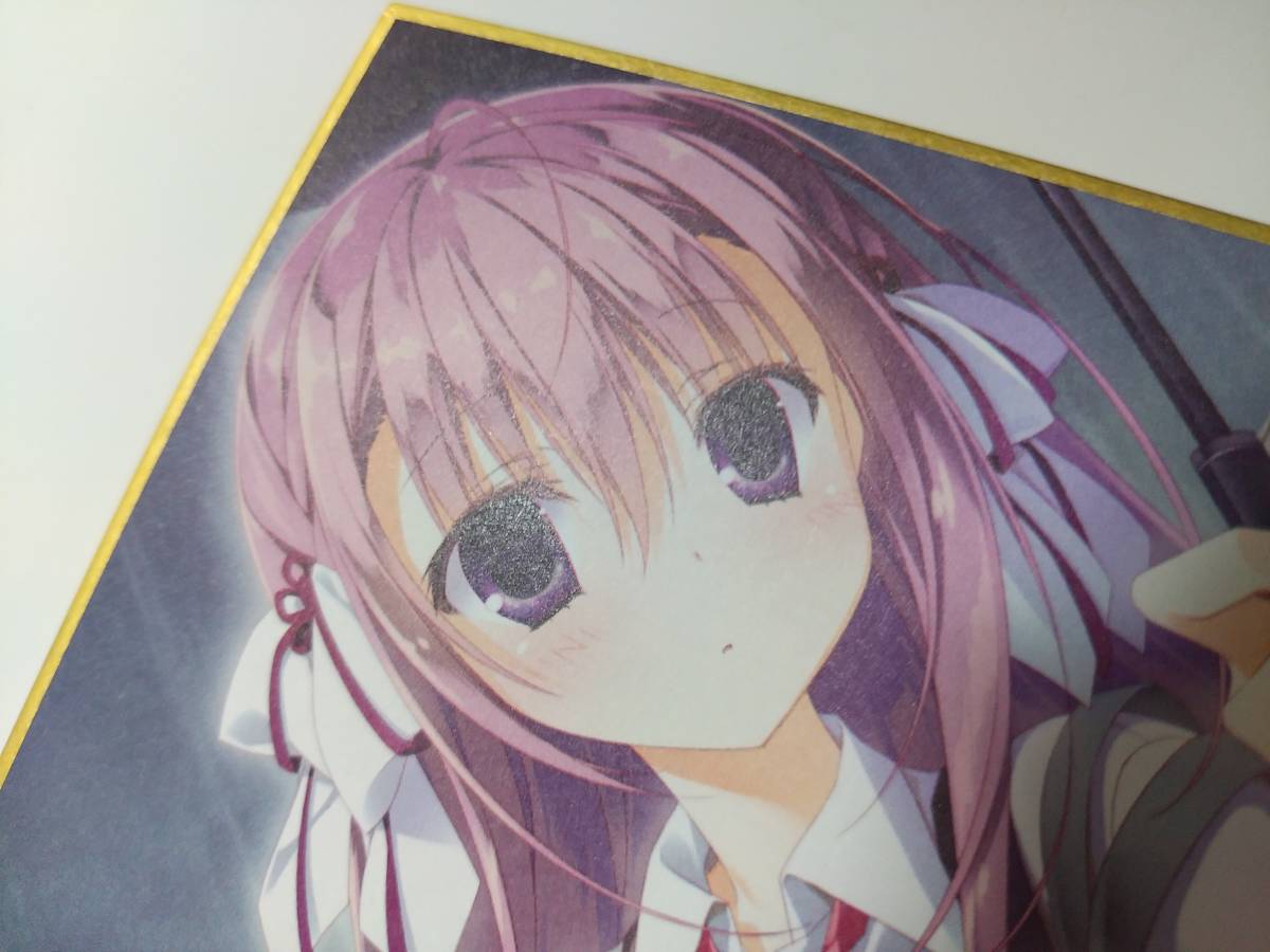 サクラノ刻 咲崎桜子☆ミニ色紙】狗神煌 イラスト いぬきら サクラノ刻 咲崎桜子☆ミニ色紙】狗神煌 イラスト いぬきら