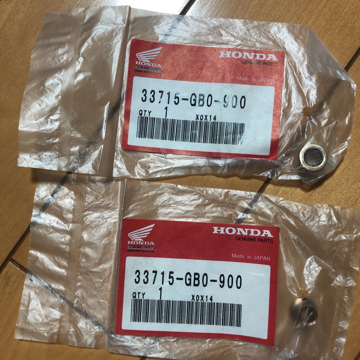 HONDA VT250F 純正 未使用 テールランプ カラー 2個 33715-GB0-900 新品 XR250R ディオ トゥデイ ジョルノ ホンダ_画像1