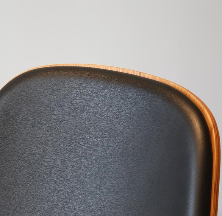 美品★ 近代的な客間の書斎の簡約なデザイナーの軽豪華な北欧のシングルソファーの椅子の創意的なレジャーの木の椅子の高椅_画像5